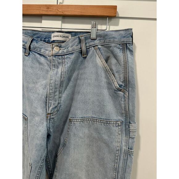 Denim Forum Lou Low Rise Carpenter Jeans Size 28 - Picture 3 of 6